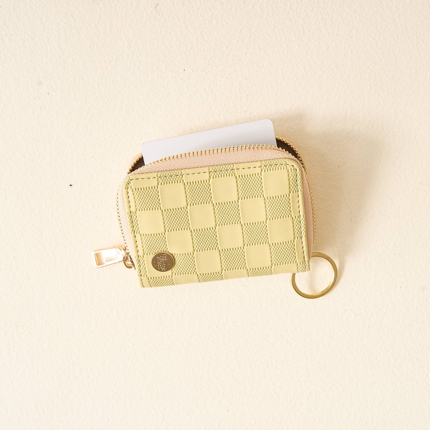 Zip Around Wallet | Green Check