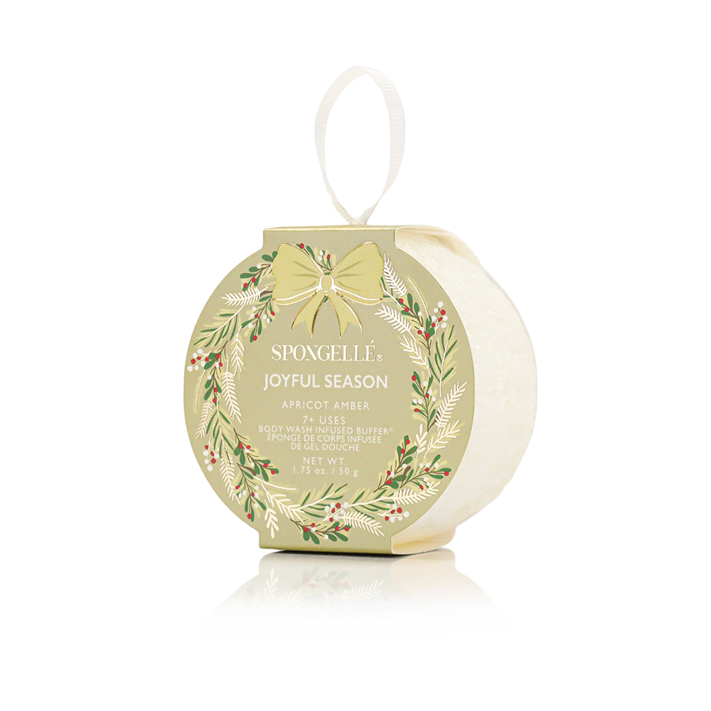 Spongellé | Holiday Wreath Body Buffer Gift Set