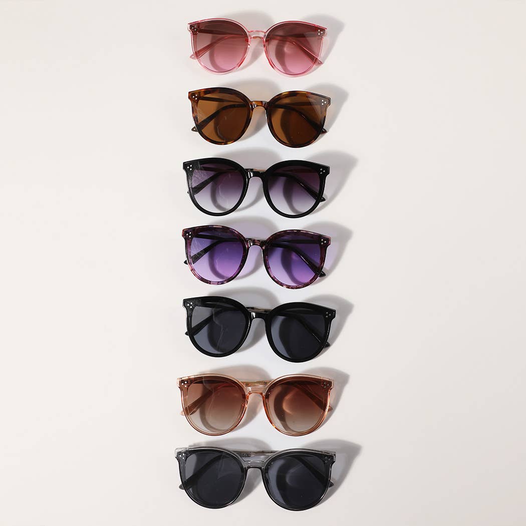 Round Shape Frame Sunglasses