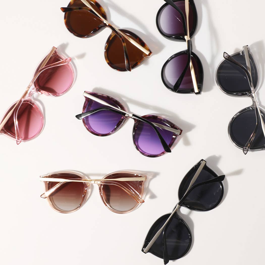 Round Shape Frame Sunglasses