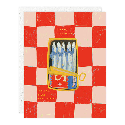 Seedlings Sardines | Birthday Card