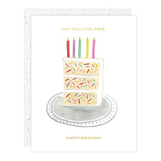 Birthday Cake Slice | Birthday Card