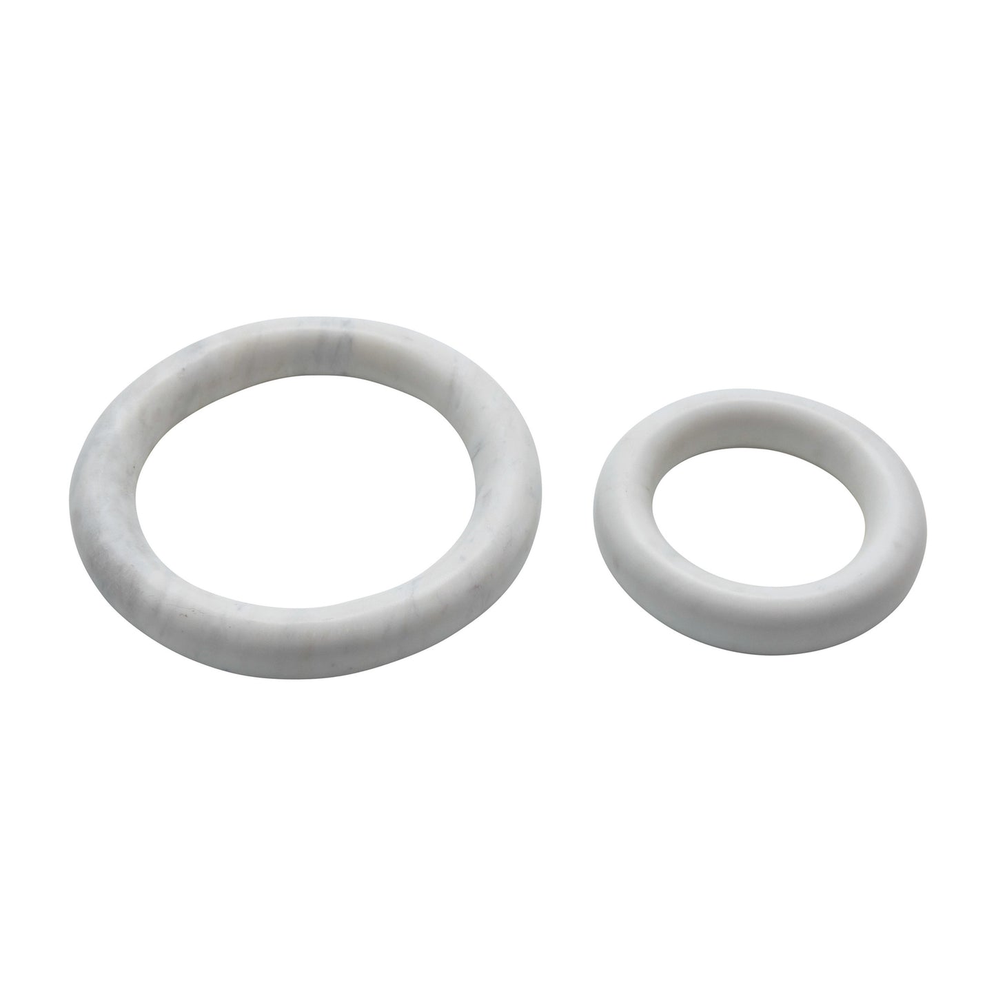 8" Round Marble Trivet | Set of 2