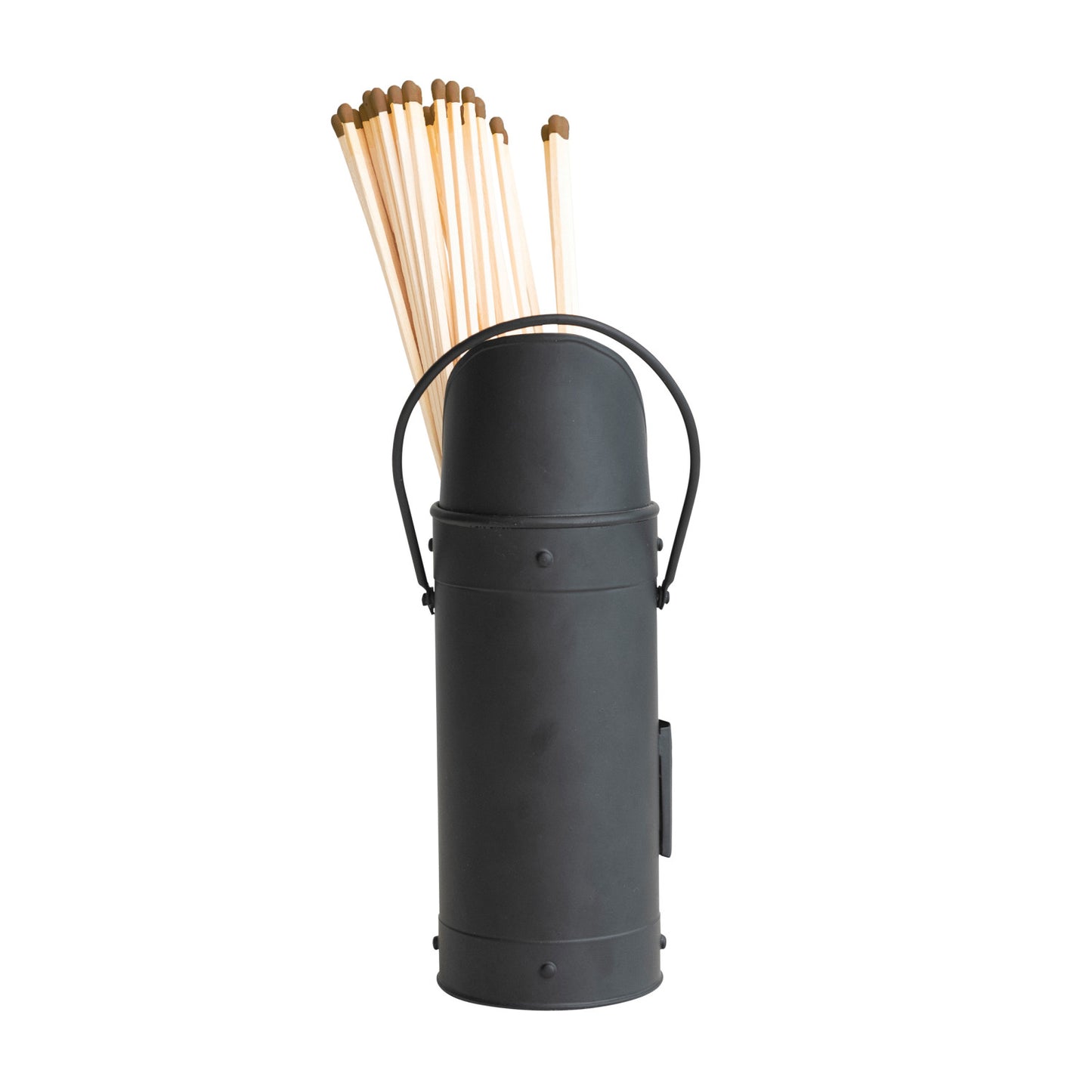 Metal Matchstick Holder w/ Matches