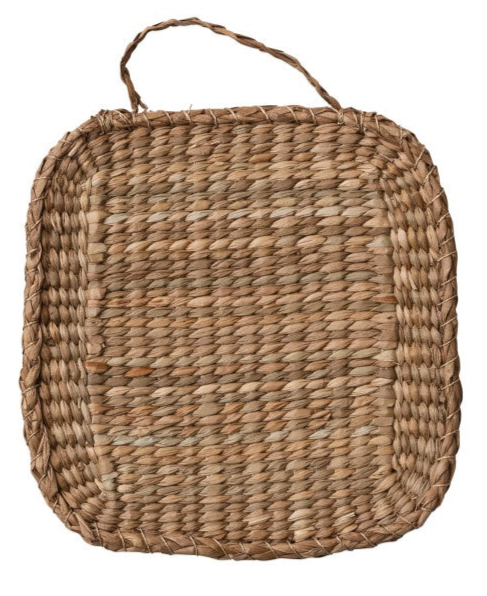 Natural Hand-Woven Bankuan Trivet w/ handle | Set of 3