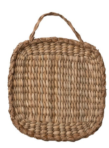 Natural Hand-Woven Bankuan Trivet w/ handle | Set of 3