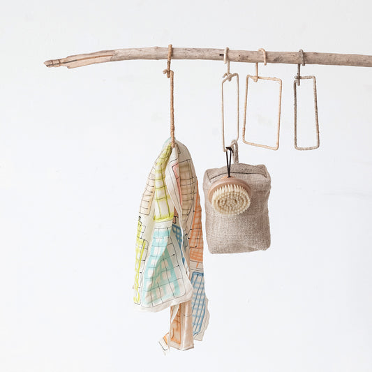 Natural Fiber Wrapped Wire Hanger