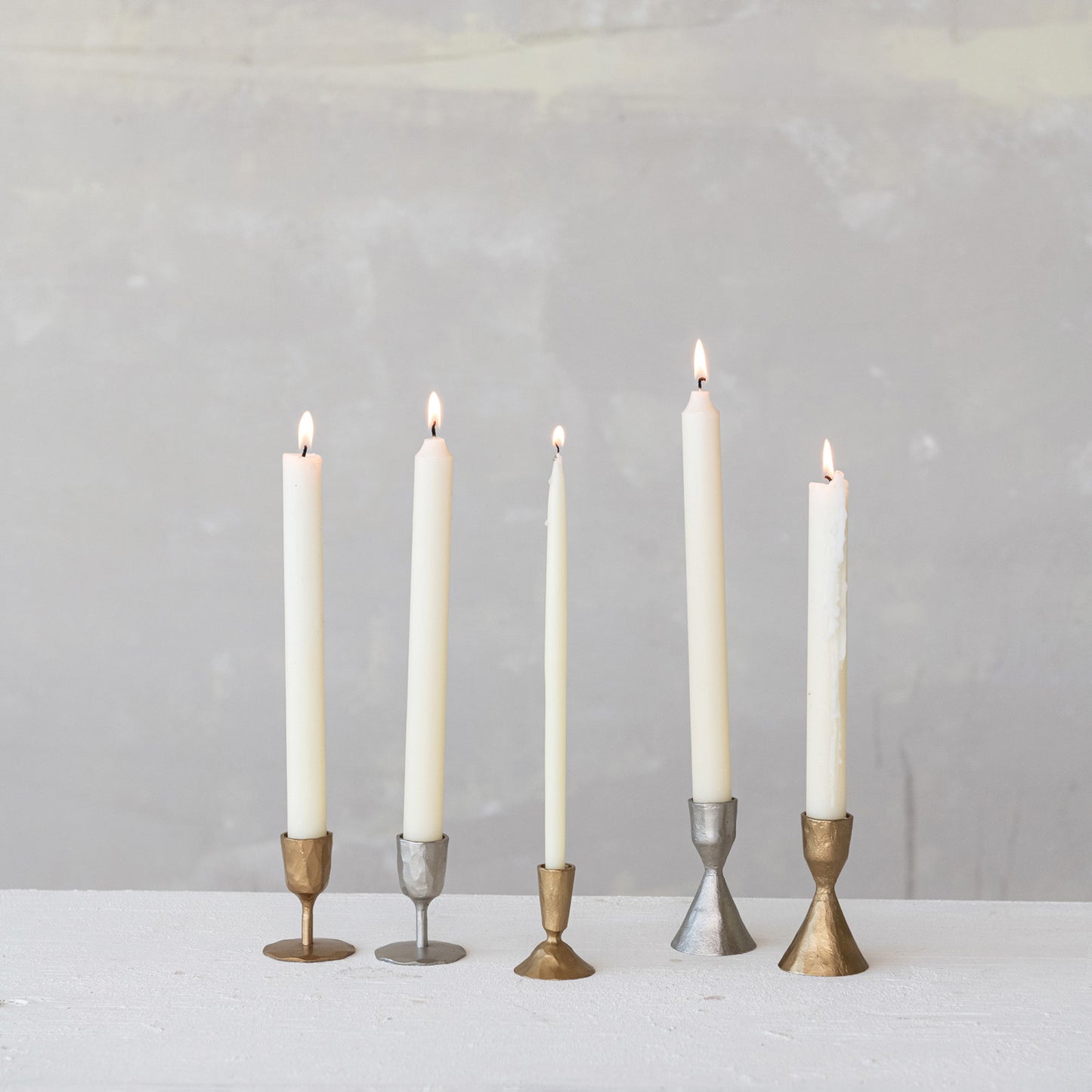 Hand-Forged Cast Iron Taper Holders | 3.25"