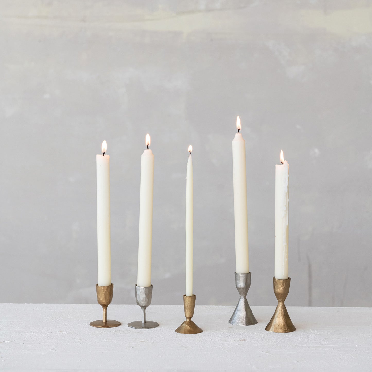 Hand-Forged Cast Iron Taper Holder | 2.25"H