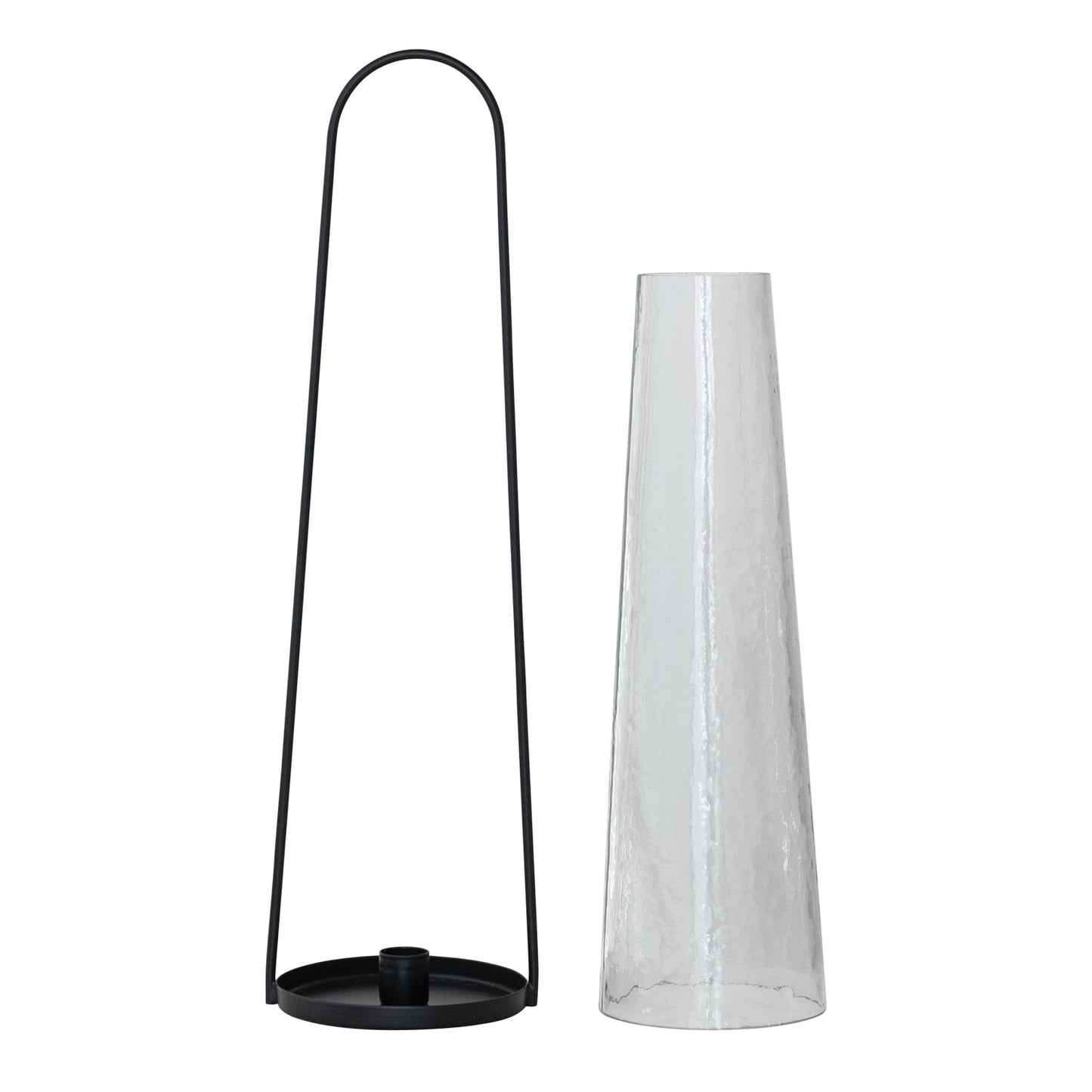 Lantern Taper Holder | Black