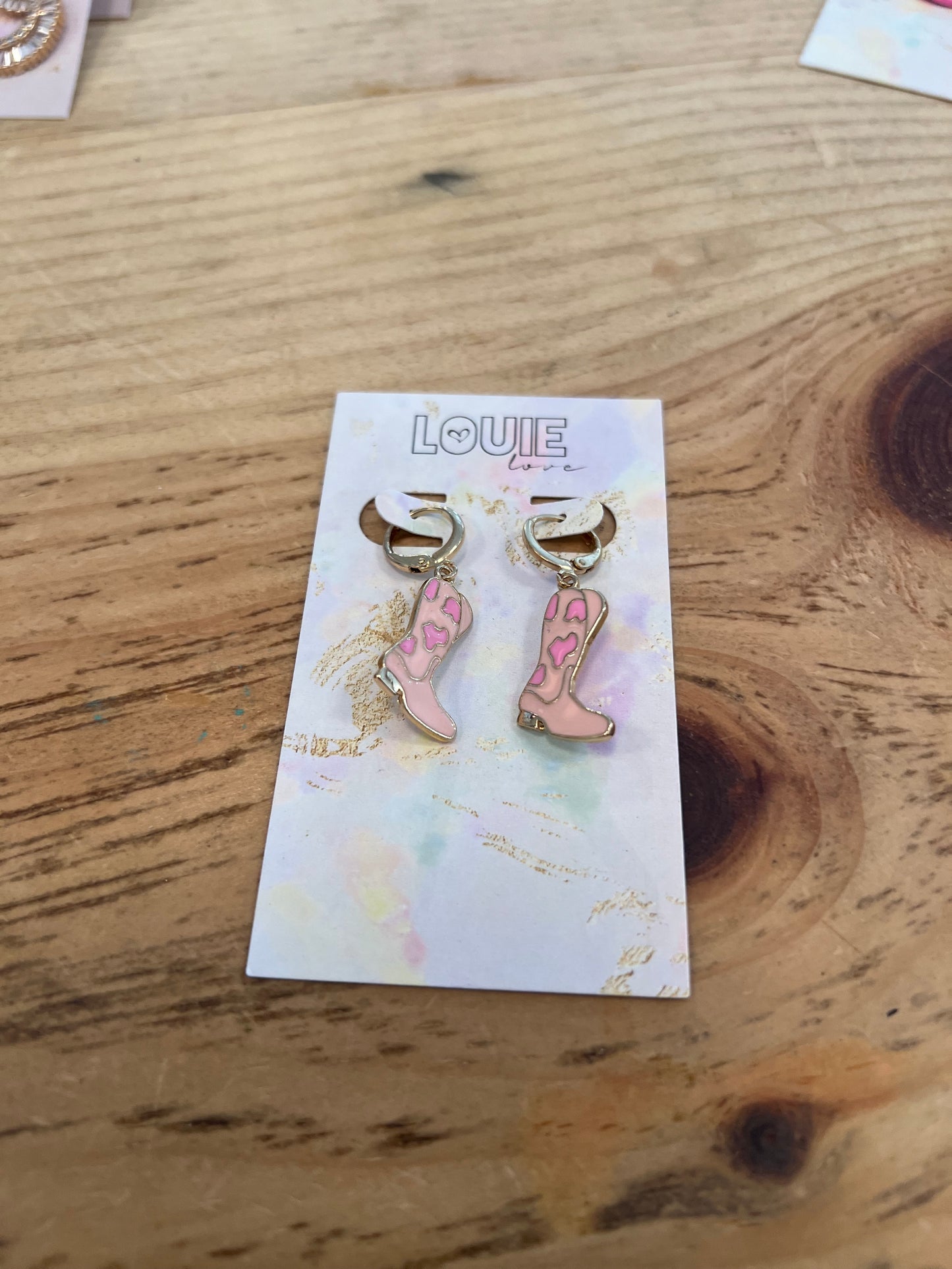 Cowgirl Boot Earrings