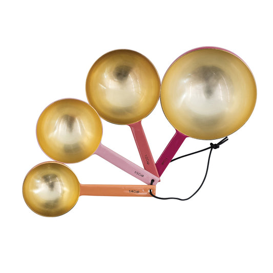 Enameled Stainless Steel Measure Cup Set