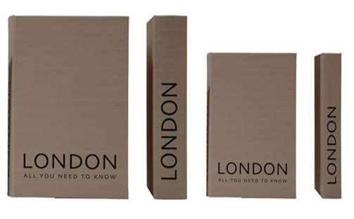 Linen & MDF Book Set/2