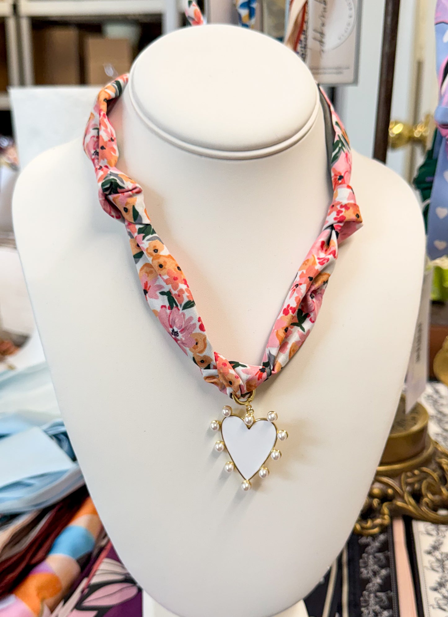 Scarf Charm Necklace