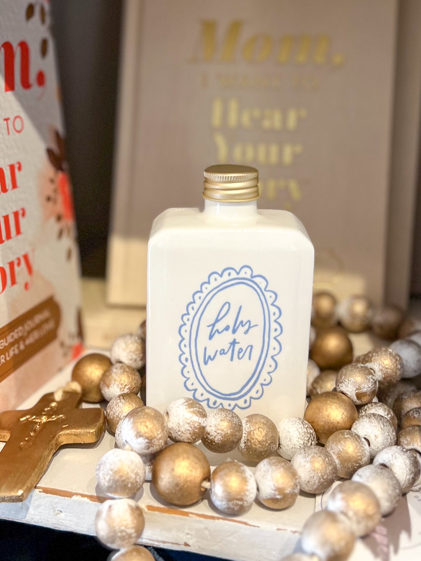 Ceramic Holy Water Bottle