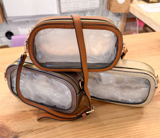 Rectangle Clear Crossbody Purse