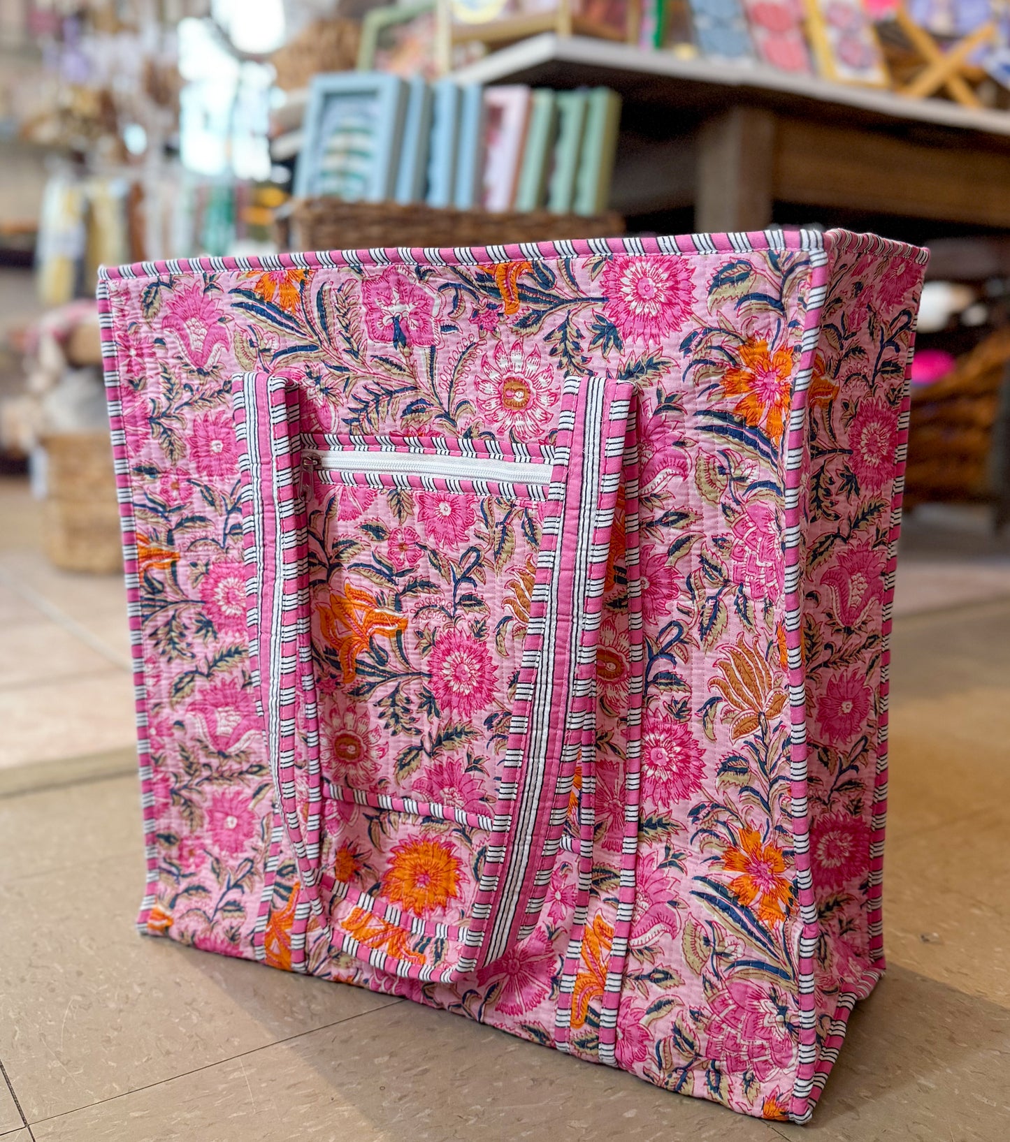 Quilted Weekender Tote