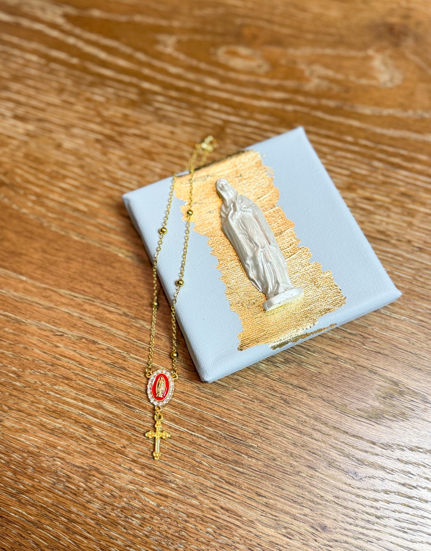 Long Rosary Charm