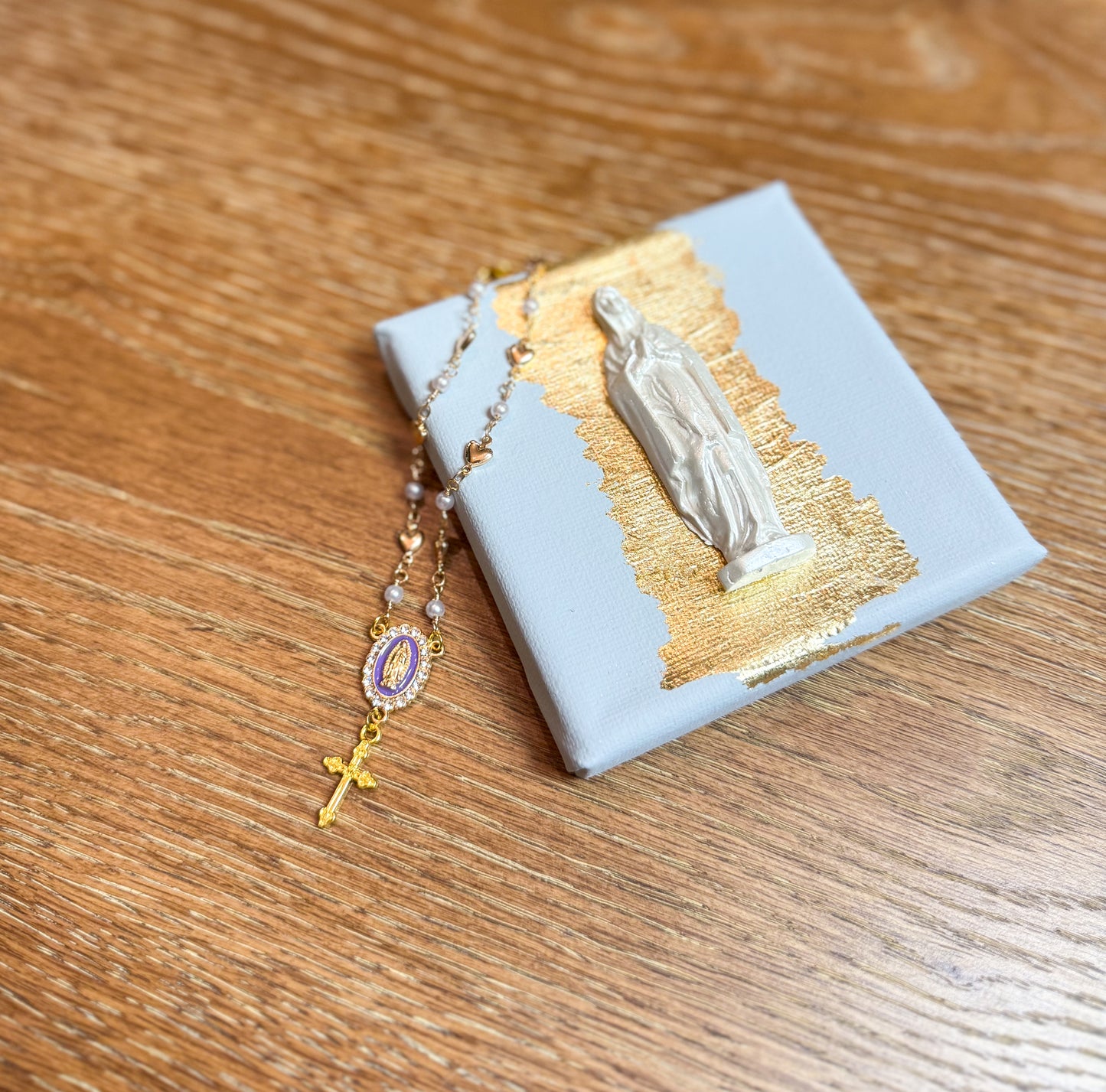 Long Rosary Charm