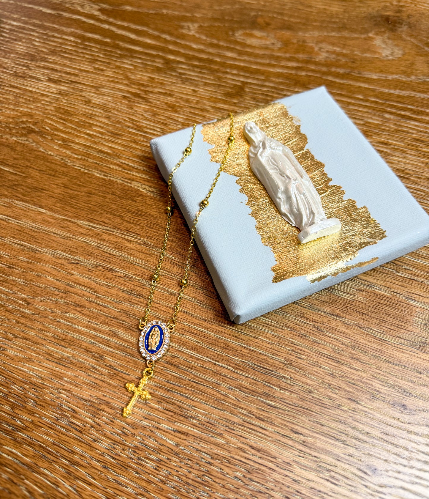 Long Rosary Charm