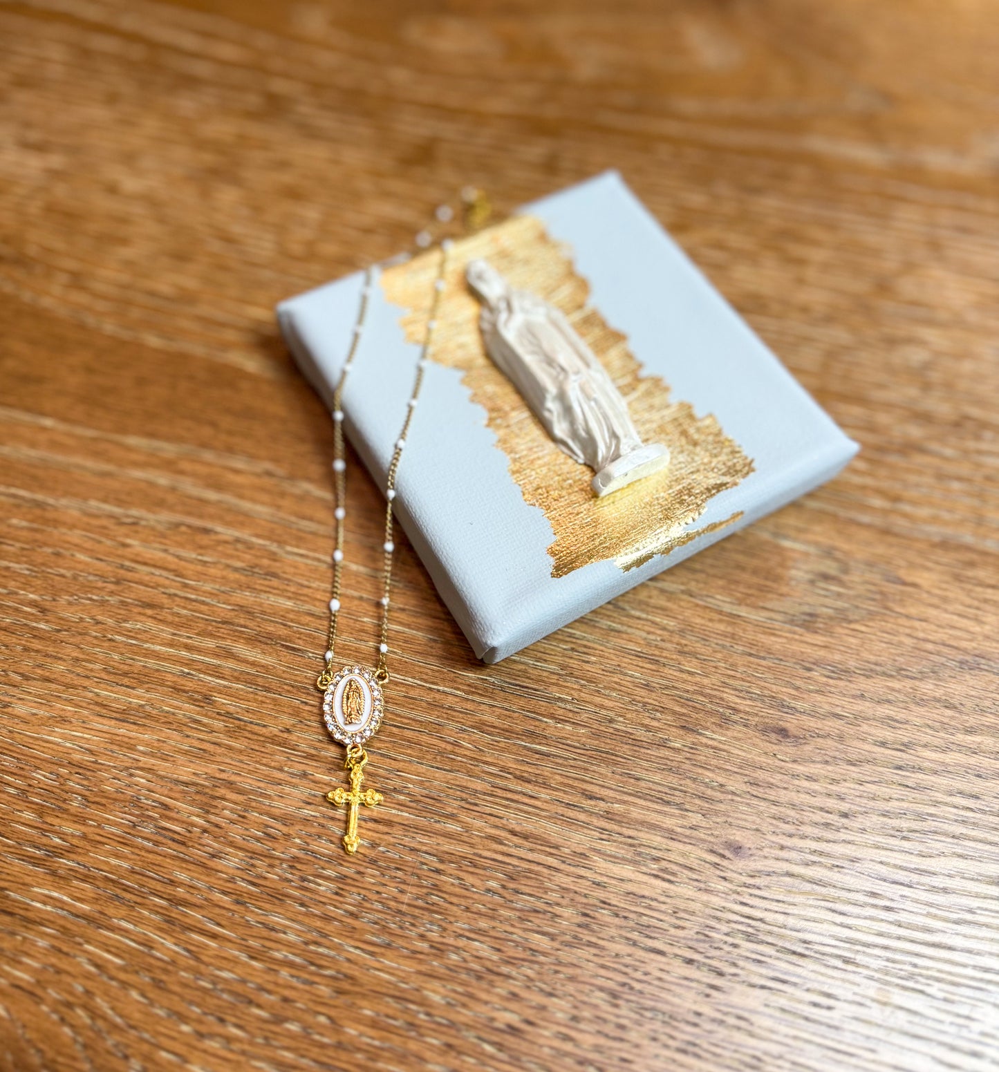 Long Rosary Charm