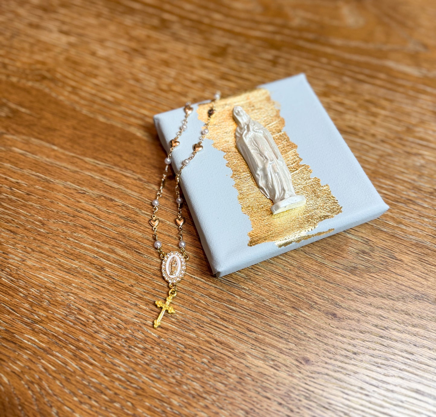 Long Rosary Charm
