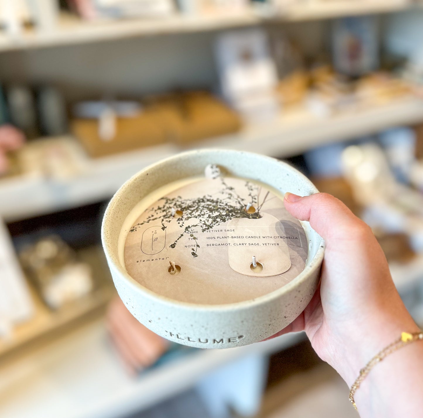 Outdoor Ceramic Candle