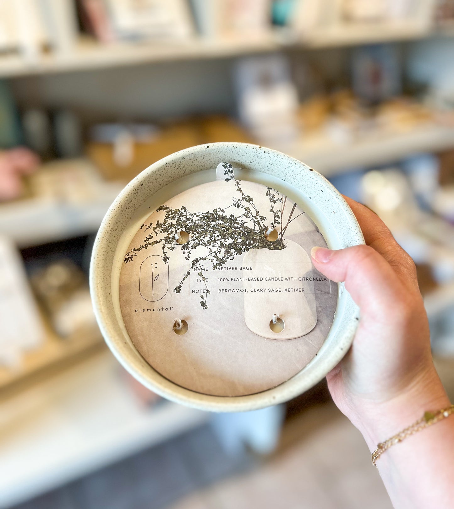Outdoor Ceramic Candle