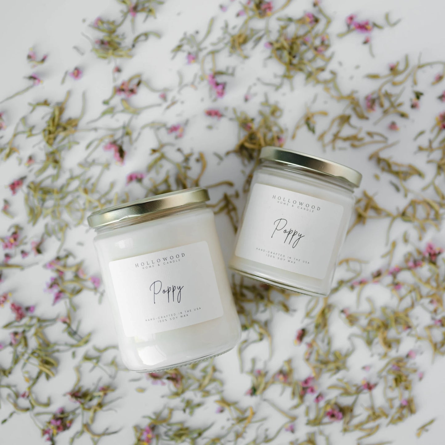 Poppy candle