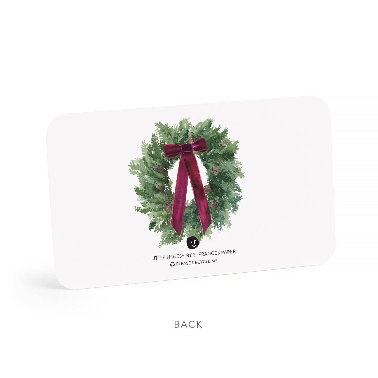 Little Notecards | Velvet Bow Christmas Tree