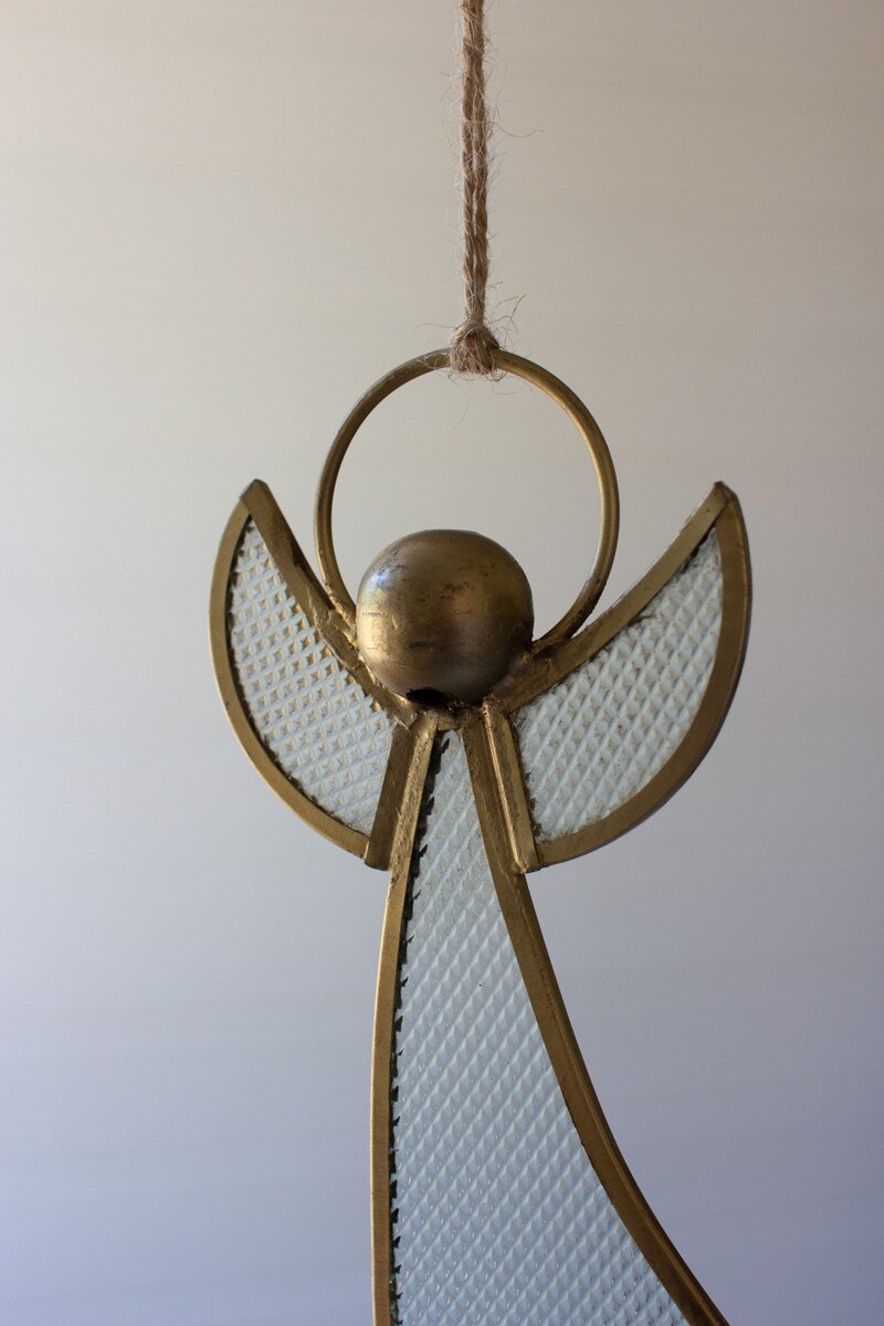 Antique Brass Angel Ornament