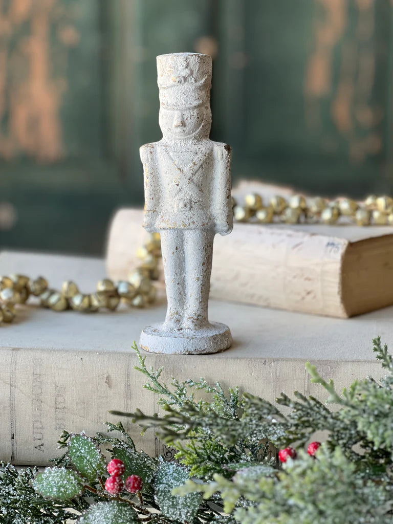 Noble Nutcracker | Distressed White