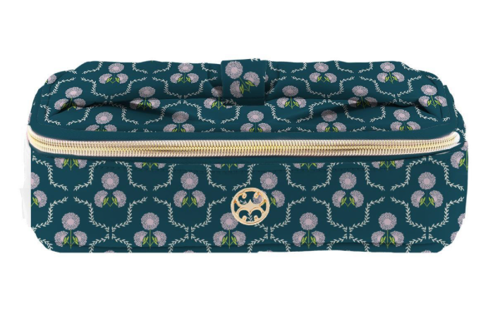 Mini Cosmetic Bag | Blue Venice Vines