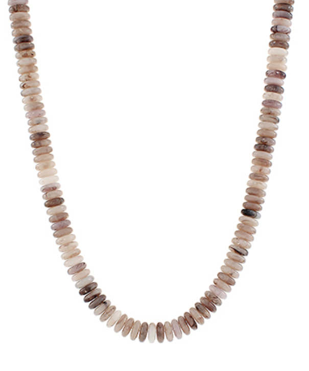 Purple Skinny Beaded Necklace