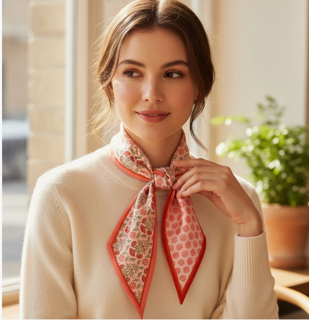 Twirl & Tie Scarf | Everbloom Dusty Rose