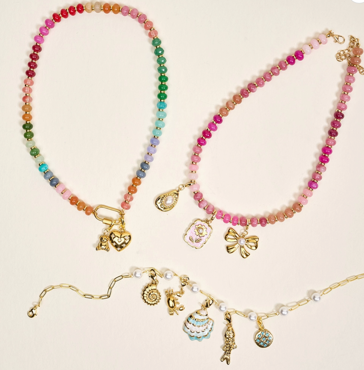Jewelry Charm Gold | Bitty Bow