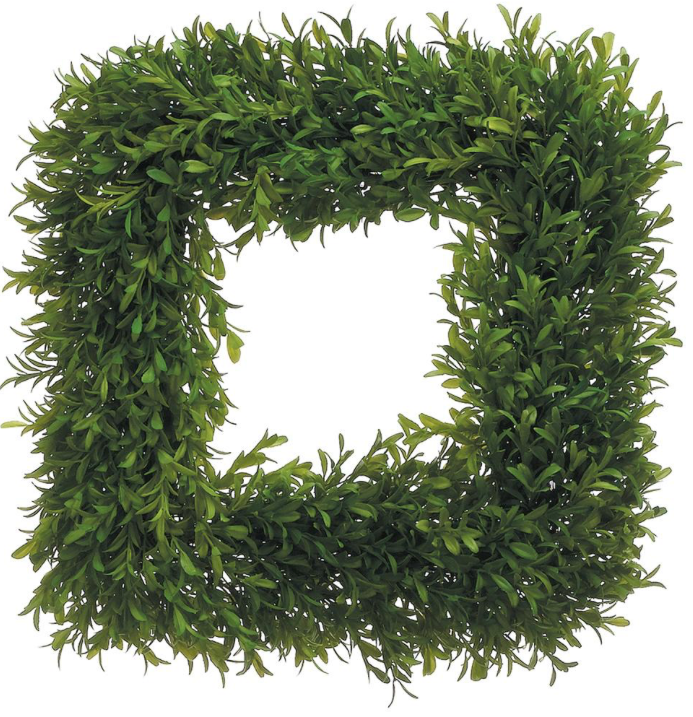 Square Tea Leaf Wreath