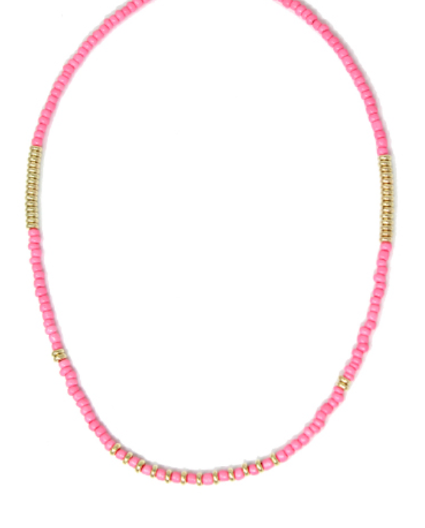 Seed Bead Adjustable Necklace