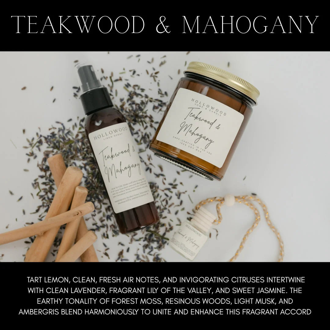 Teakwood Mahogany Candle | 8oz