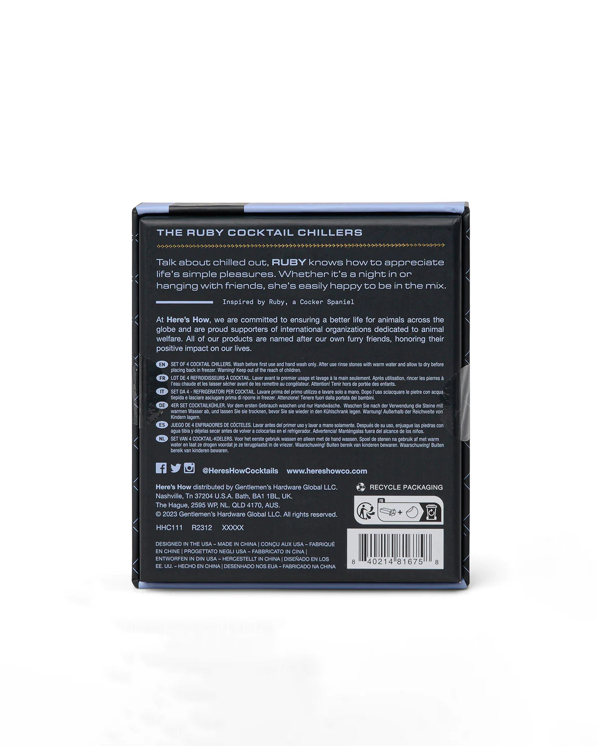 Cocktail Chiller Cubes | Silver