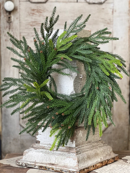 Norfolk Cascade Wreath | 18"