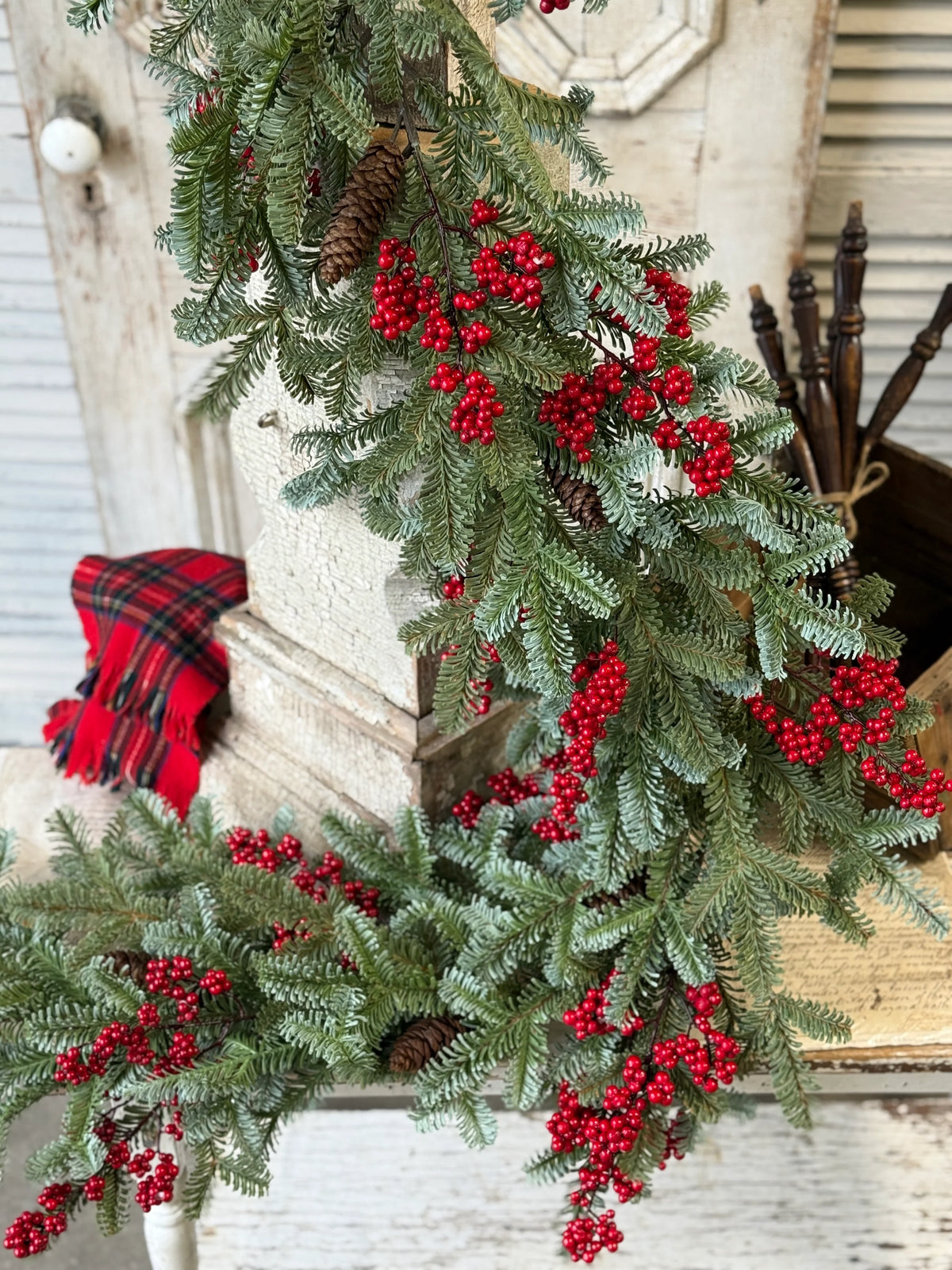 Berry Spruce Garland | 6'