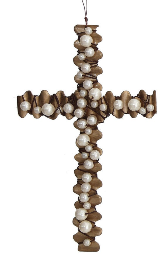 Beaded Wire Cross