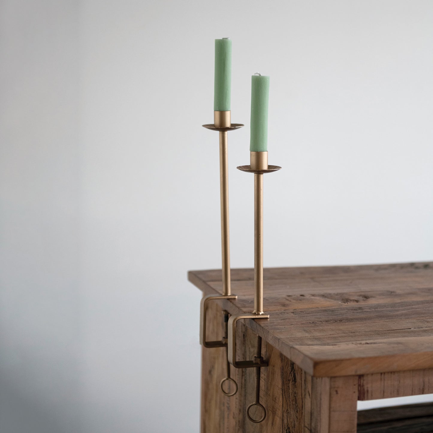 Mantle/Tableside Taper Holder | Gold