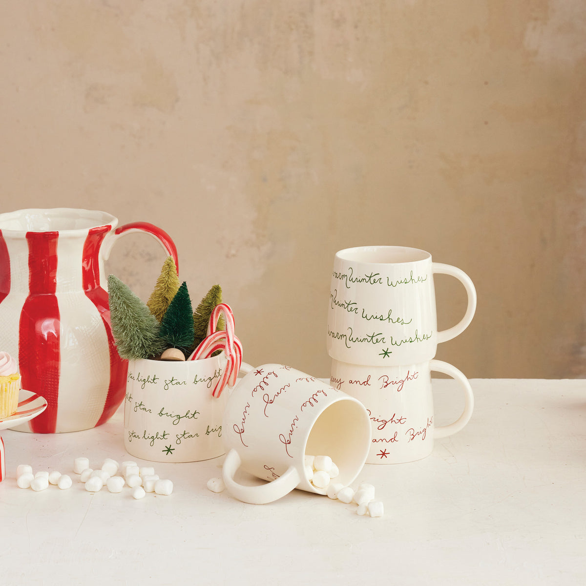 Christmas Saying Stoneware Mug