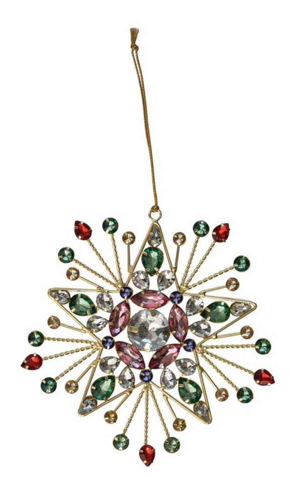 6" Jeweled Star Ornament