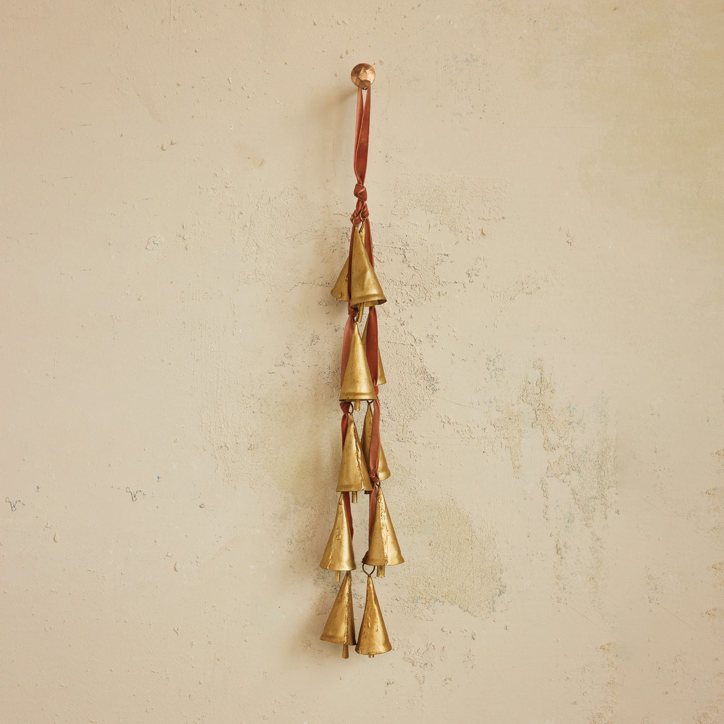 Bells Strung w/ Velvet Ribbon