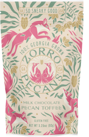 Milk Chocolate Toffee Pecans | 3.25oz Bag