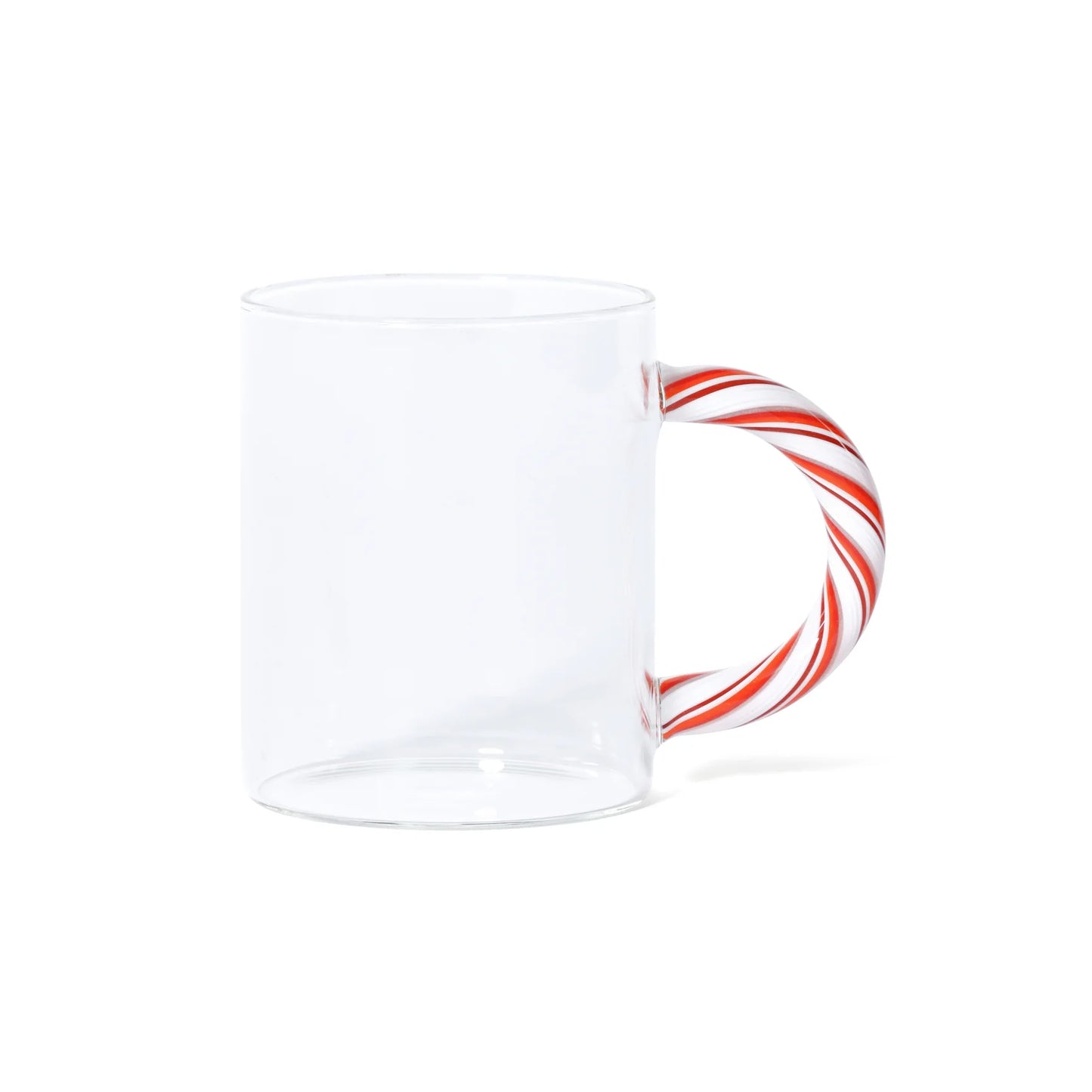 Glass Holiday Mug