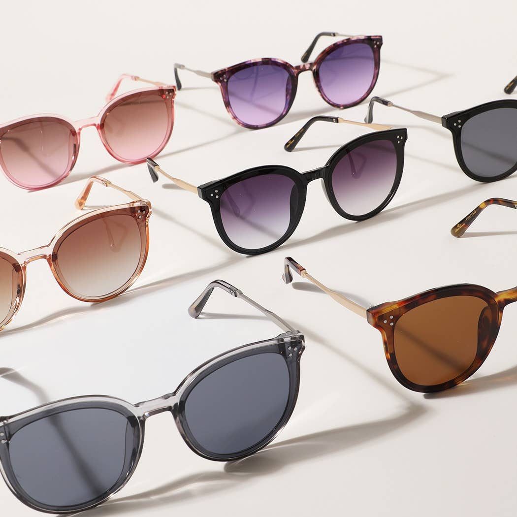 Round Shape Frame Sunglasses